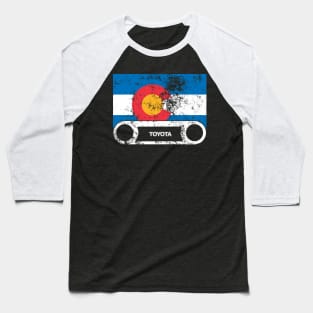 FJ40 Bezel with Colorado Flag Baseball T-Shirt